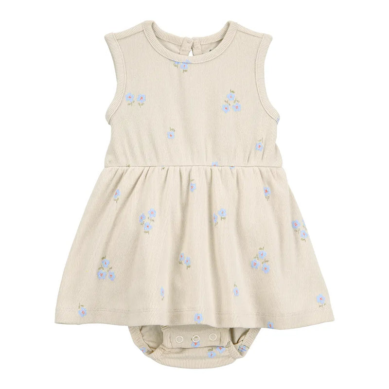 Carter's Baby Girl Bodysuit Dress - Ivory Floral