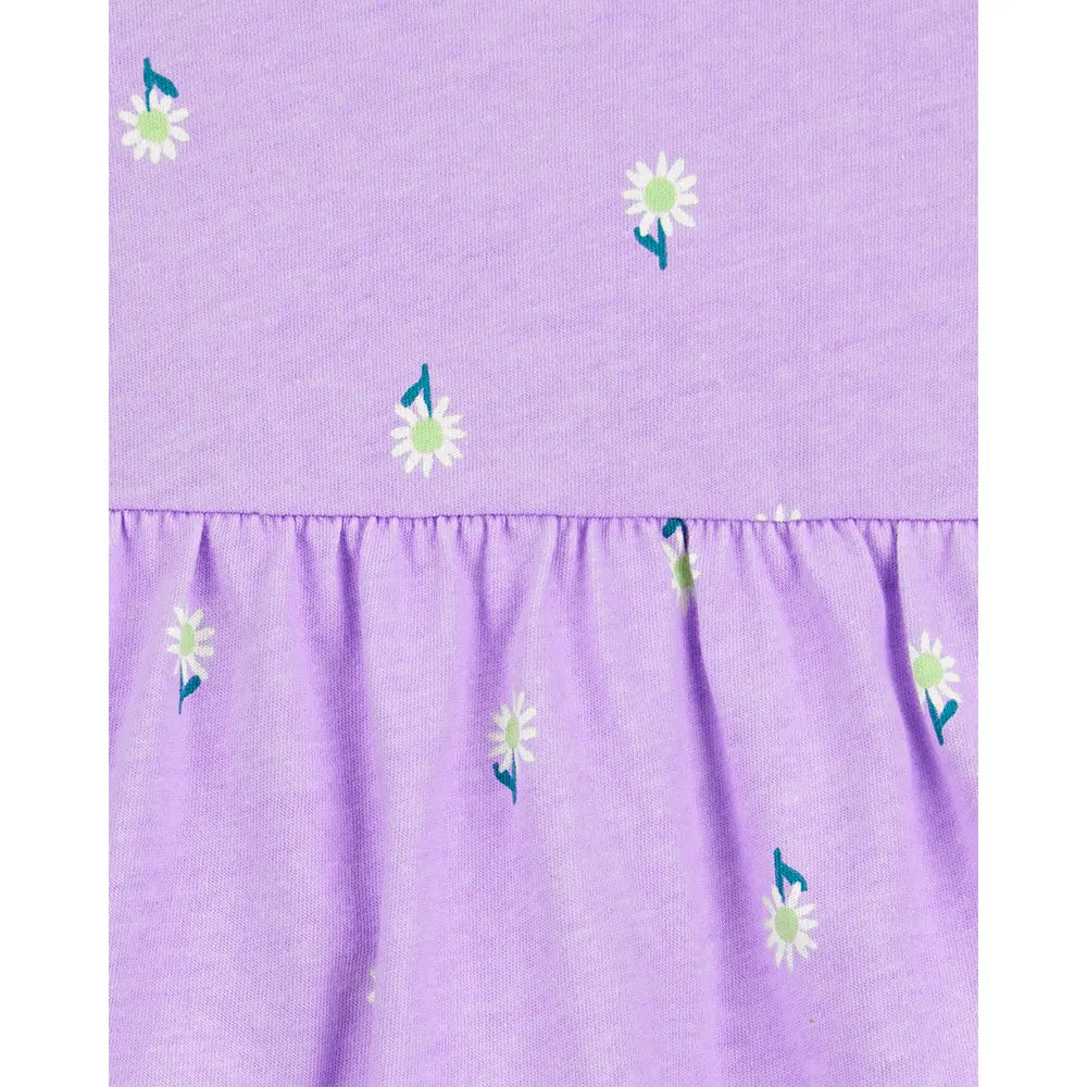 Carter's Baby Girl Bodysuit Dress - Purple Floral