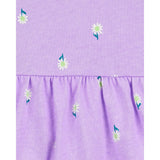 Carter's Baby Girl Bodysuit Dress - Purple Floral