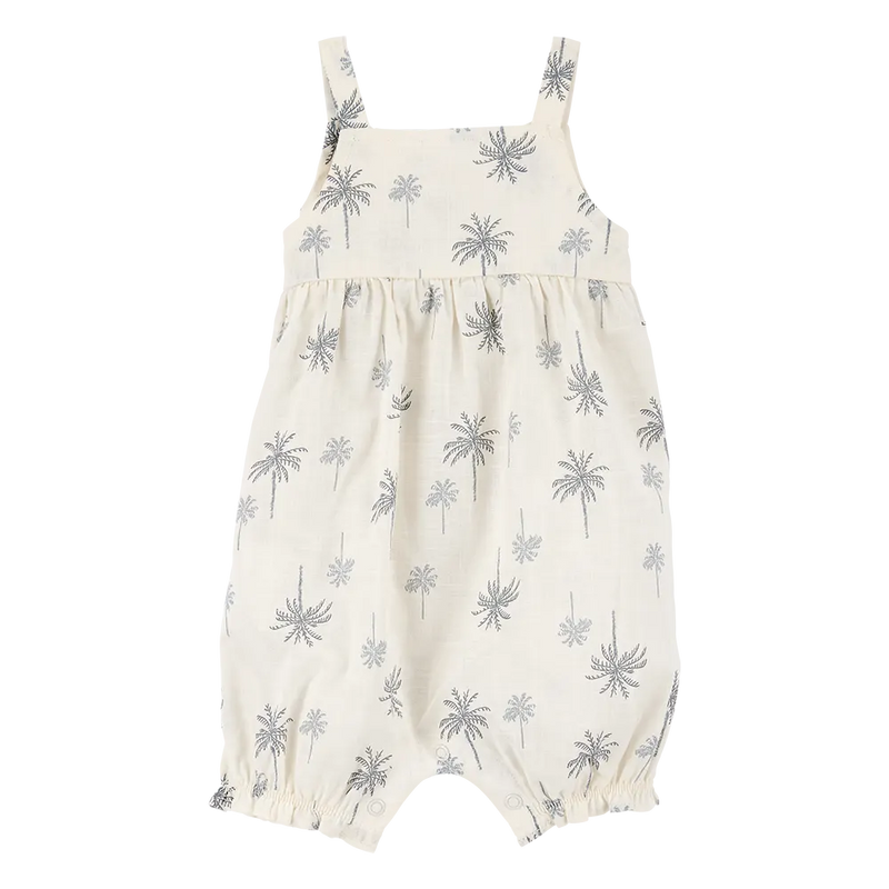 Barboteuse en Coton Bébé Fille Carter's - Palmiers