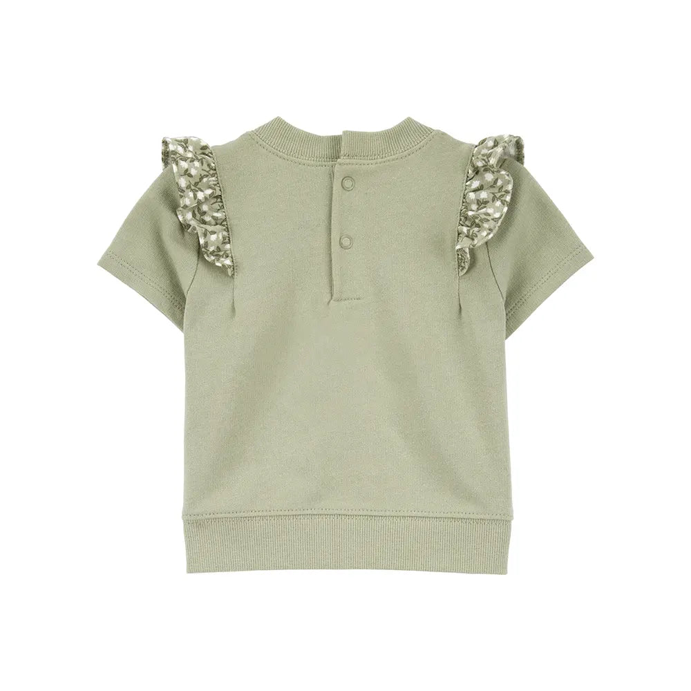 Ensemble 3 Pièces Bébé Fille Carter's - Vert Floral