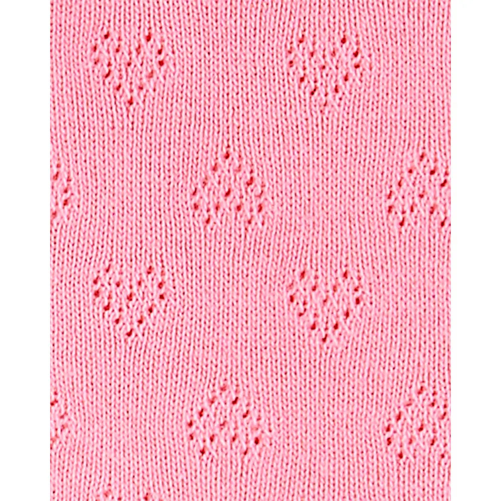 Conjunto de 3 piezas para bebé niña Carter's - Corazón de punto pointelle