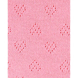 Conjunto de 3 piezas para bebé niña Carter's - Corazón de punto pointelle