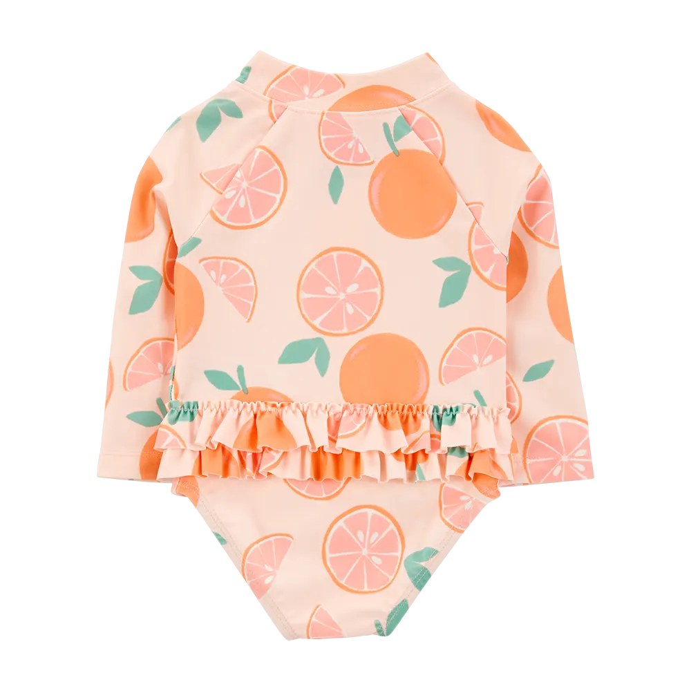 Maillot de Bain Anti-UV Bébé Fille Carter's - Orange