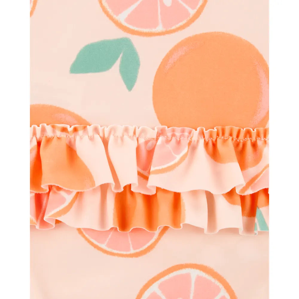 Maillot de Bain Anti-UV Bébé Fille Carter's - Orange