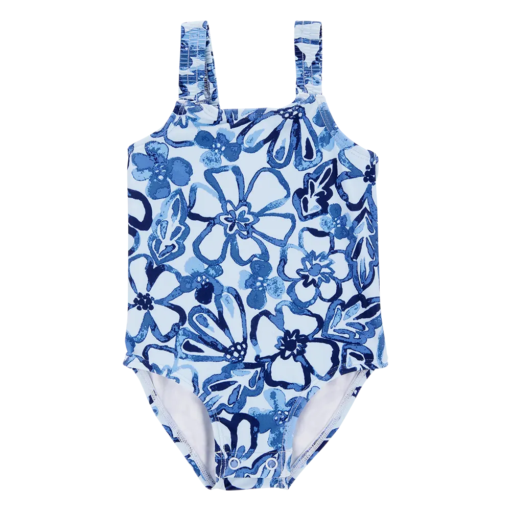 Maillot de bain 1 pièce floral bébé fille