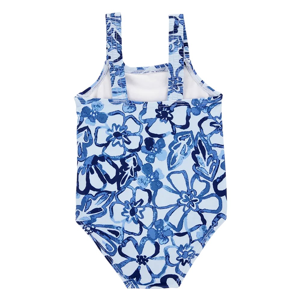 Maillot de bain 1 pièce floral bébé fille