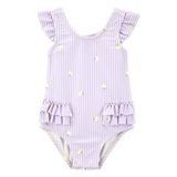 Maillot de bain 1 pièce bébé fille - Citron