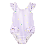 Maillot de bain 1 pièce bébé fille - Citron