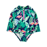 Maillot de bain anti-UV bébé fille - Tropical