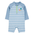 Maillot de bain anti-UV à rayures bébé garçon