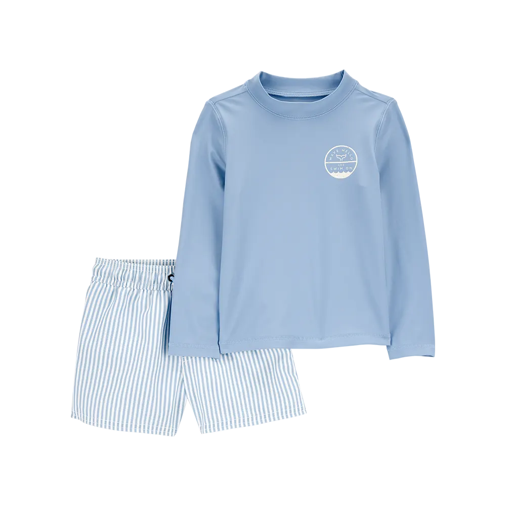 Ensemble maillot de bain anti-UV 2 pièces bébé garçon