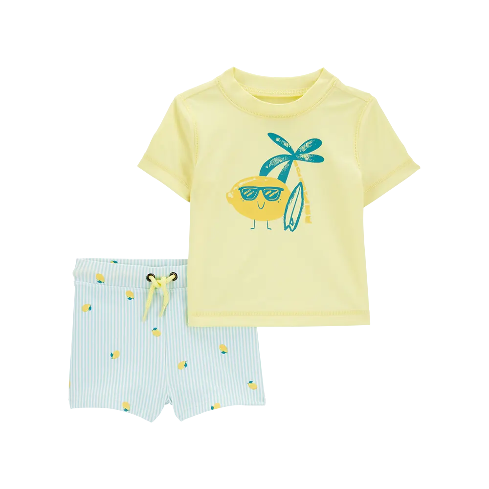 Ensemble maillot de bain anti-UV 2 pièces bébé garçon