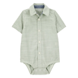 Body-chemise à manches courtes bébé garçon - Vert
