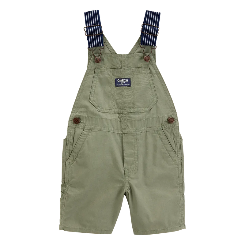 Salopette Courte Tissée Bébé Garçon OshKosh - Vert