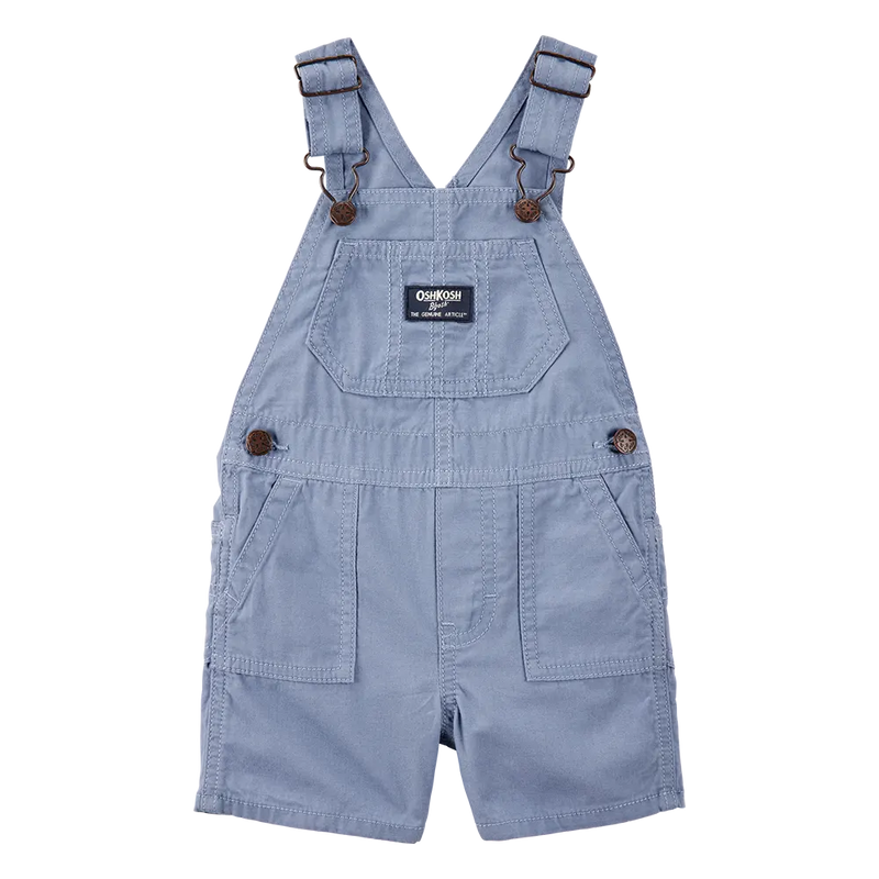 Salopette Courte Tissée Bébé Garçon OshKosh - Bleu
