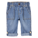 Jean à revers pour bébé garçon - OshKosh Bleu