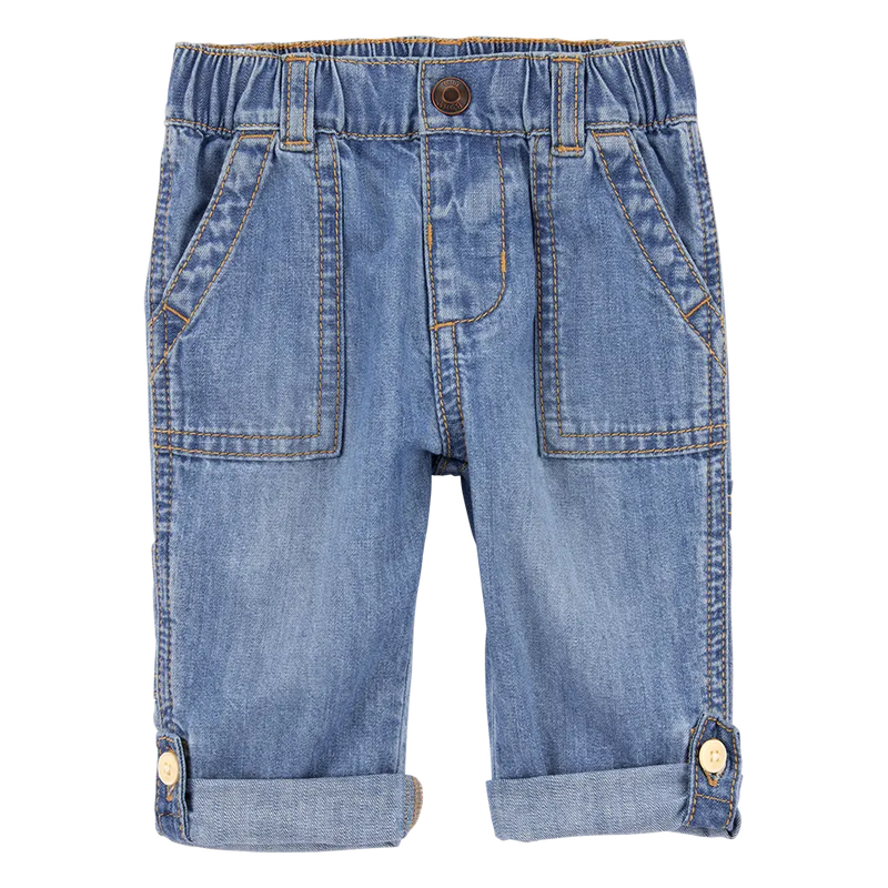 OshKosh Baby Boy Cuffed Jeans - Blue