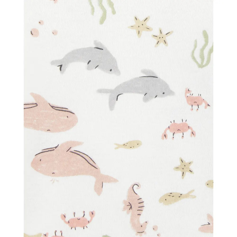 Lot de 5 Bodies Manches Longues Bébé Fille Carter's - Multi