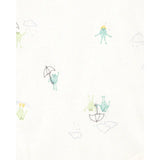 Lot de 5 Bodies Manches Longues Bébé Carter's - Multi