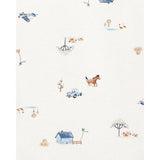 Ensemble salopette gaufrée et t-shirt bébé garçon