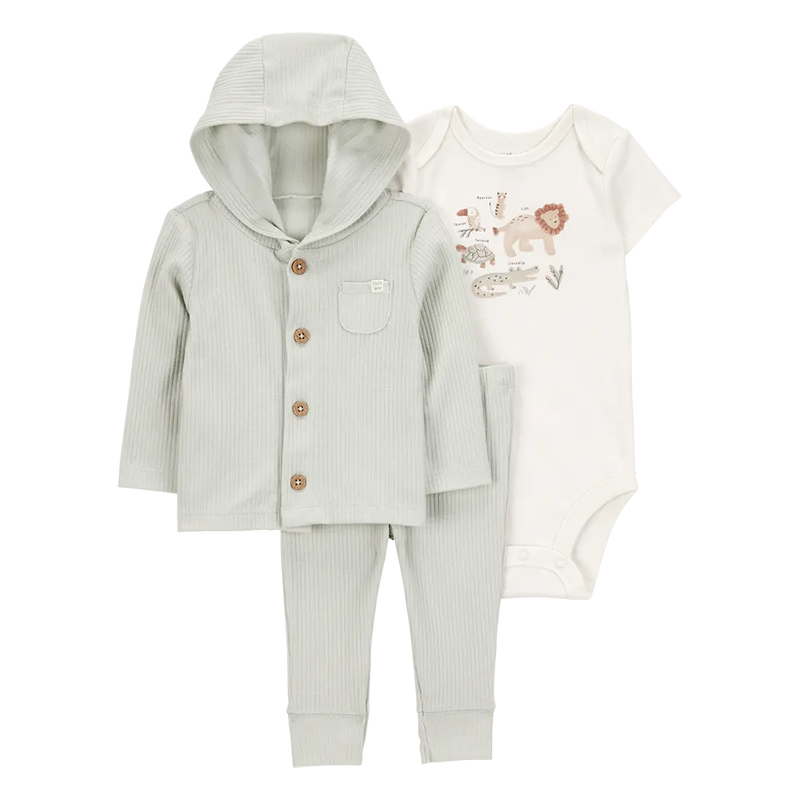 Ensemble 3 Pièces Cardigan Bébé Garçon Carter's - Lion