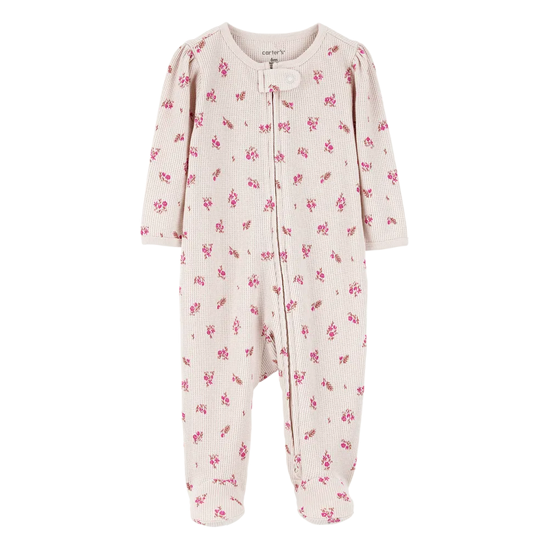 Grenouillère Zippé Thermique Bébé Fille Carter's - Floral