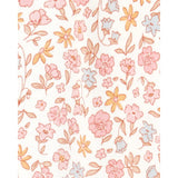 Pyjama dors-bien zippé floral bébé fille - Coton