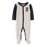 Pyjama dors-bien zippé baseball bébé garçon - Coton