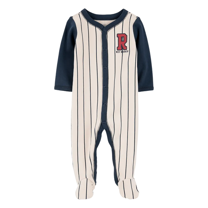 Carter's Baby Boy Zip-Up Cotton Sleep & Play - Baseball