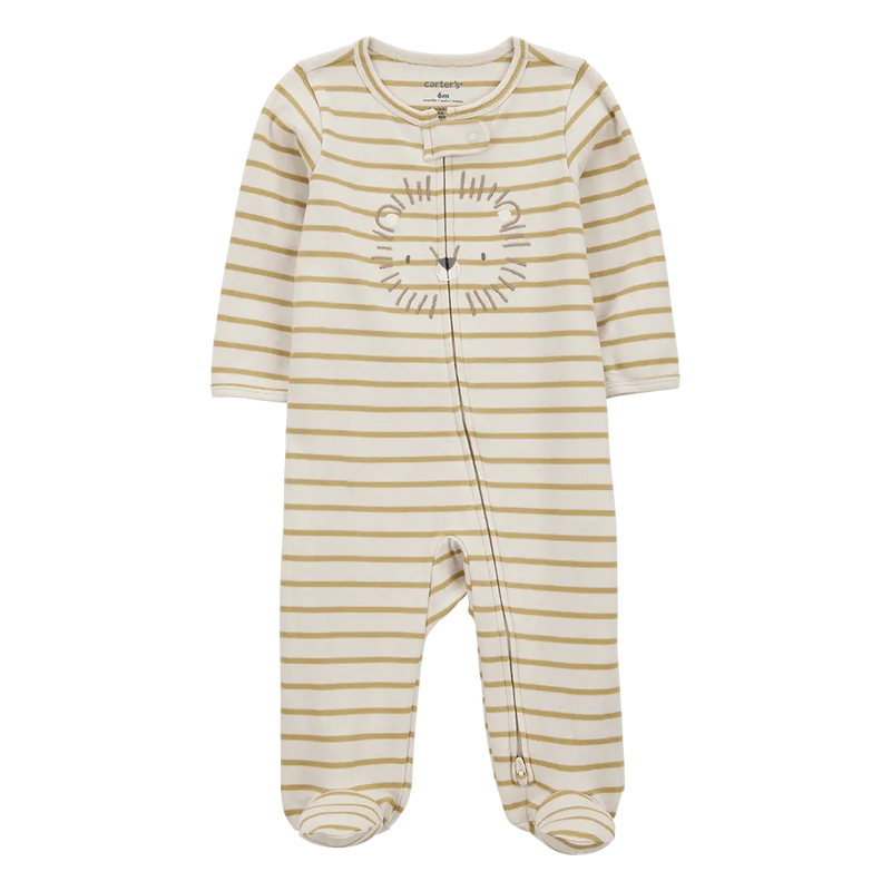 Carter's Baby Boy Zip-Up Cotton Sleep & Play - Lion