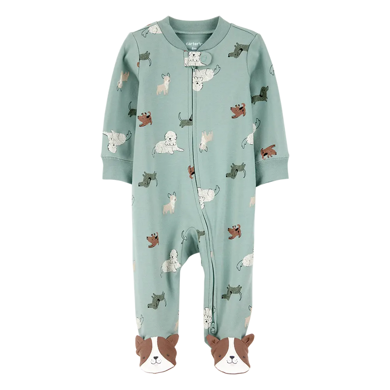 Carter's Baby Boy Zip-Up Cotton Sleep & Play - Dog