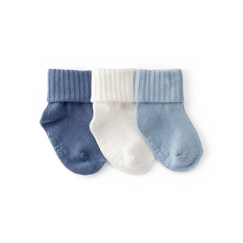 Carter's Baby Boy 3-Pack Slipper Socks