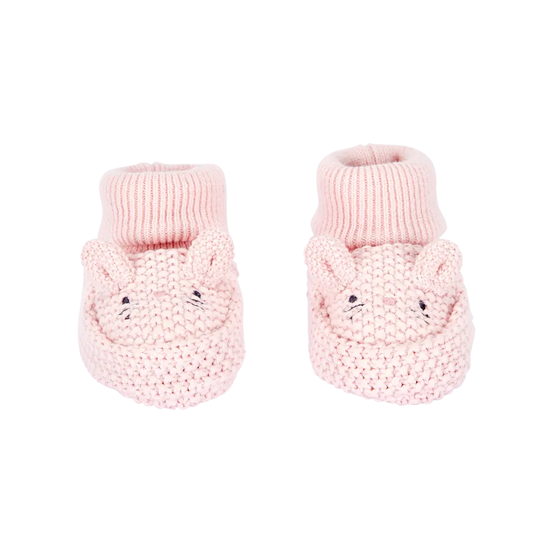 Chaussons en Crochet Bébé Fille Carter's - Lapin Rose