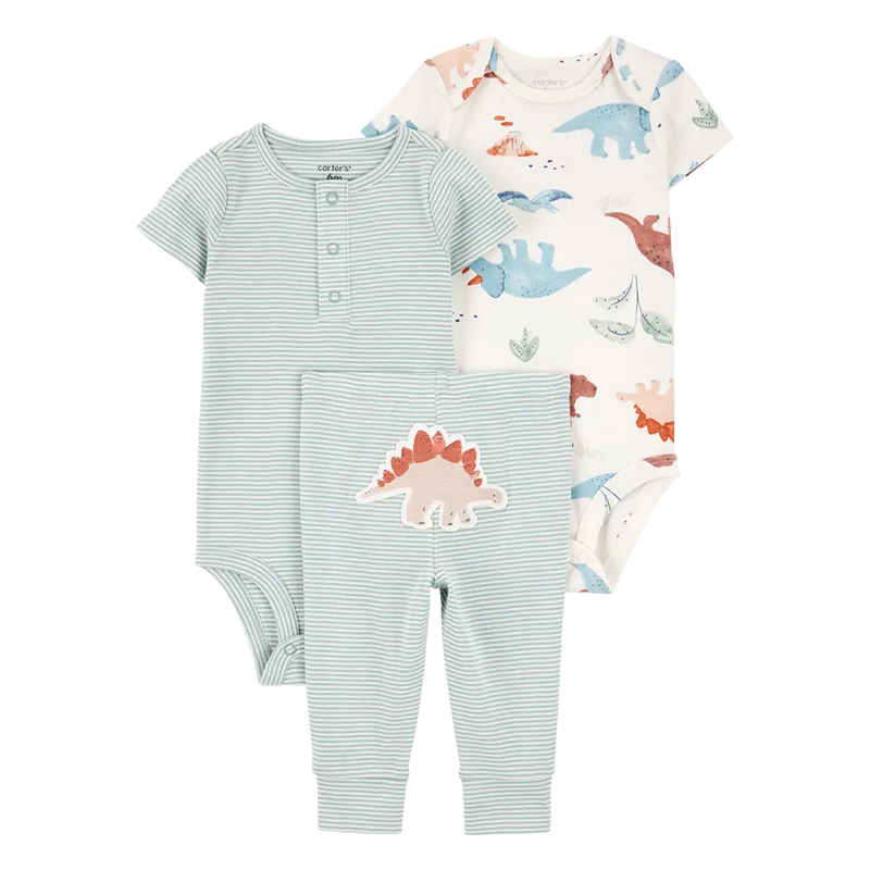 Ensemble 3 Pièces Bébé Garçon Carter's - Dinosaure