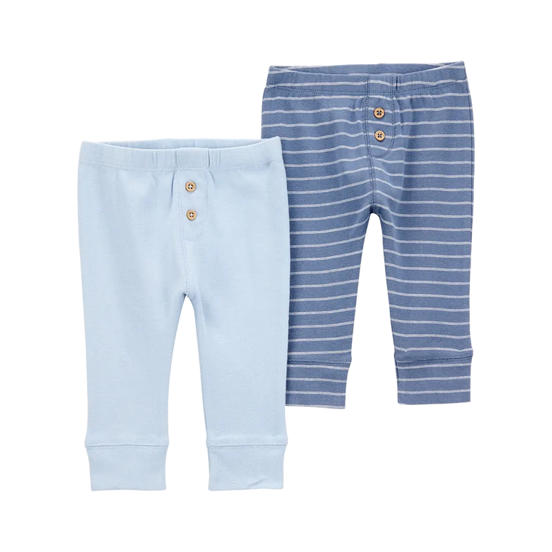 Carter's Baby Boy 2-Pack Pants - Blue