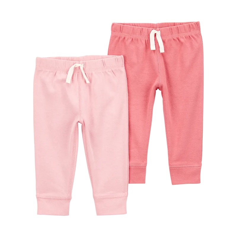 Lot de 2 Pantalons Bébé Fille Carter's - Rose