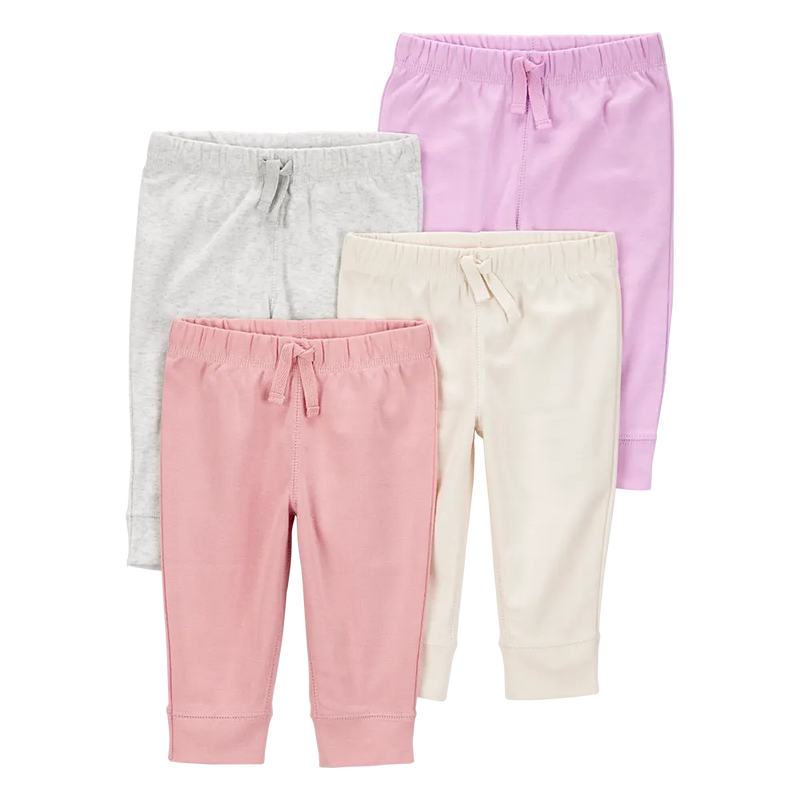 Lot de 4 Pantalons Bébé Fille Carter's - Multi