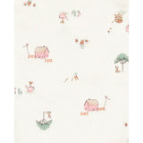 Lot de 5 bodys lapin fleuri bébé fille - Coton