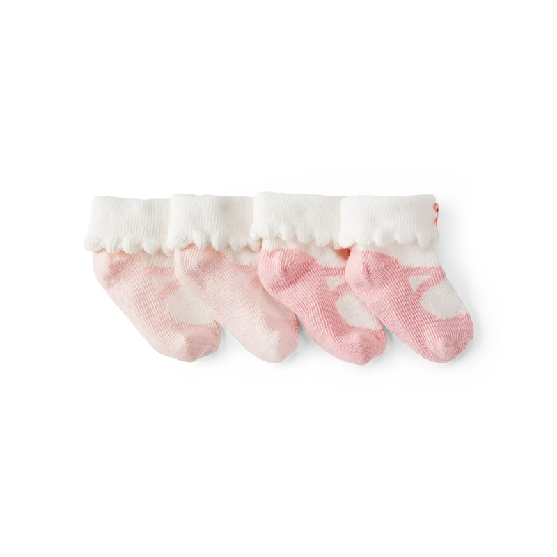 Lot de 2 Paires de Chaussons Bébé Fille Carter's - Nœuds