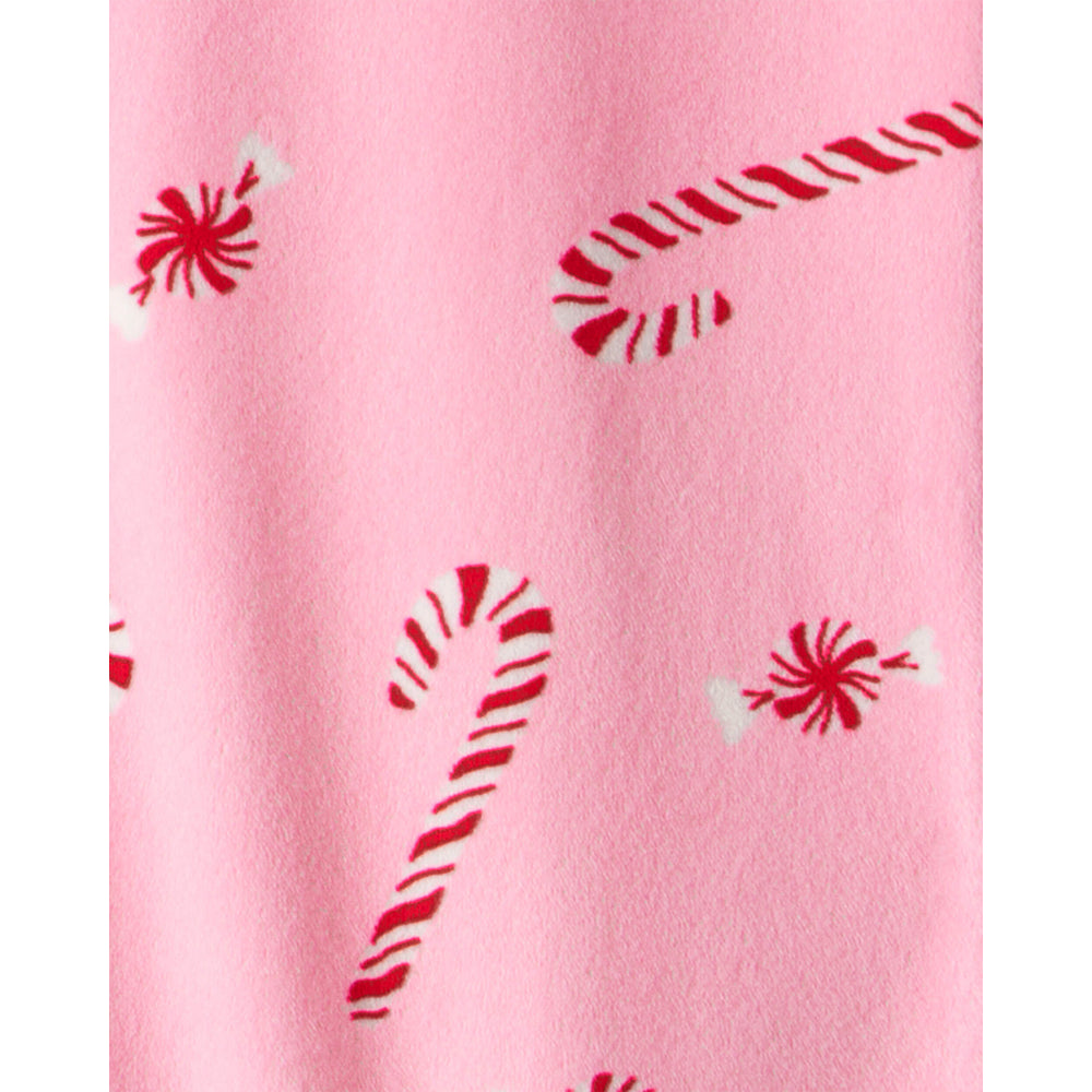 Grenouillère DreamPlush Sucres d'Orge Bébé Fille Carter's - Rose