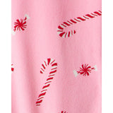 Grenouillère DreamPlush Sucres d'Orge Bébé Fille Carter's - Rose