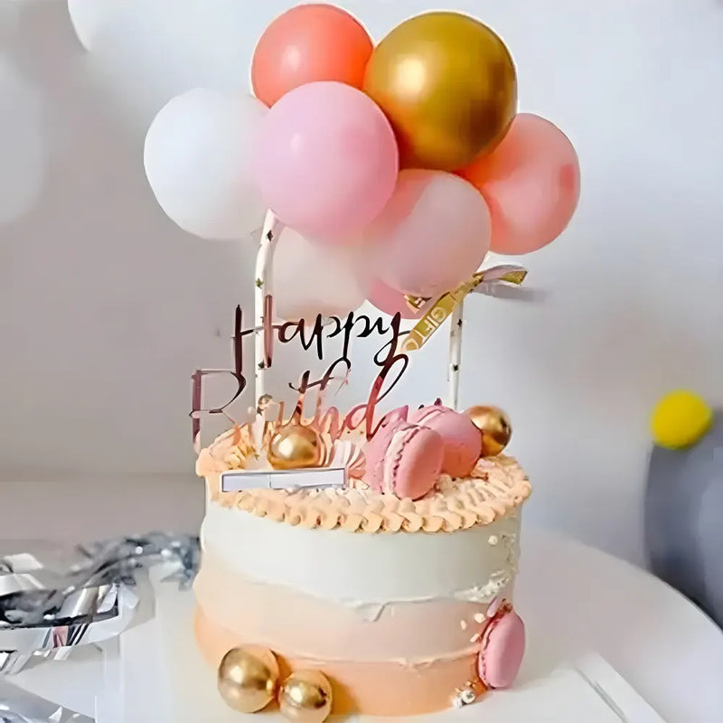 Pack 8 Ballons Pour Gâteau - Rose