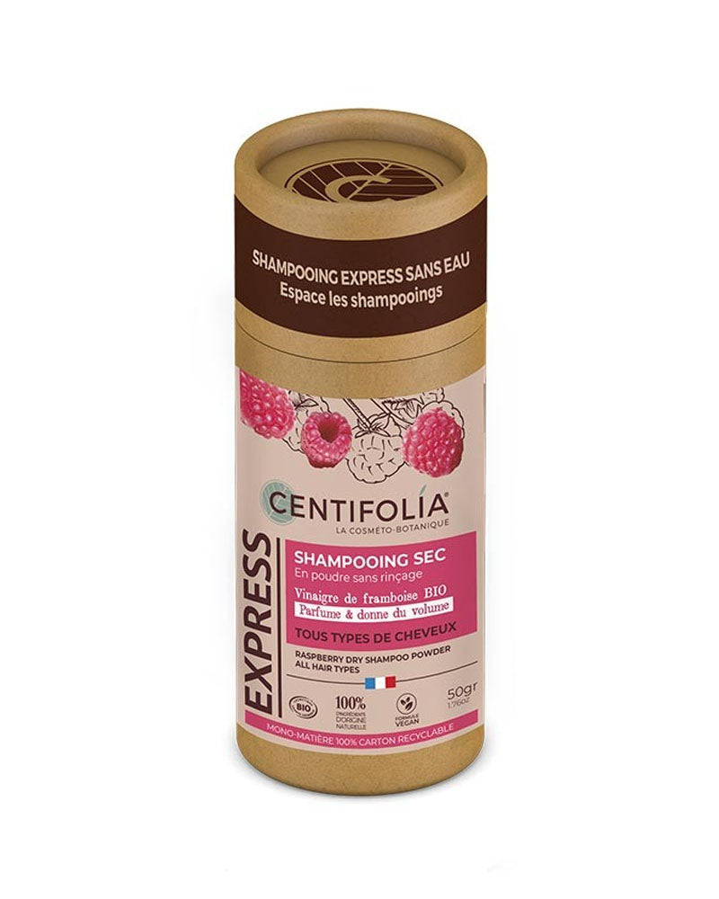 Shampoing Sec Sans Rinçage 50g Centifolia - Framboise