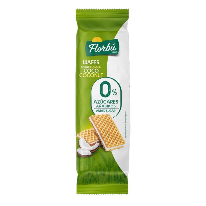 Florbú Oblea de Coco Sin Azúcar - 150g