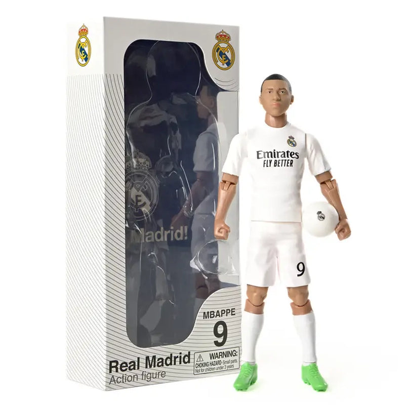 Figurine de Football 20cm SOCKERS Mbappé Real Madrid 3A+