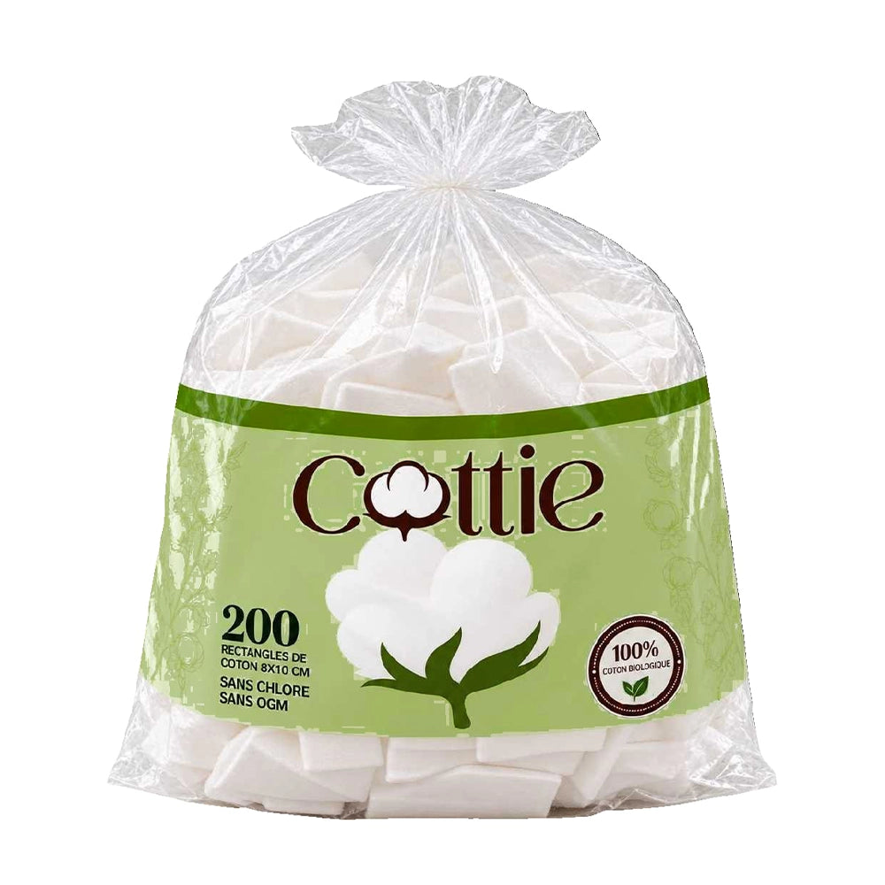 Coton Pads Bio Cottie - 200 Unités