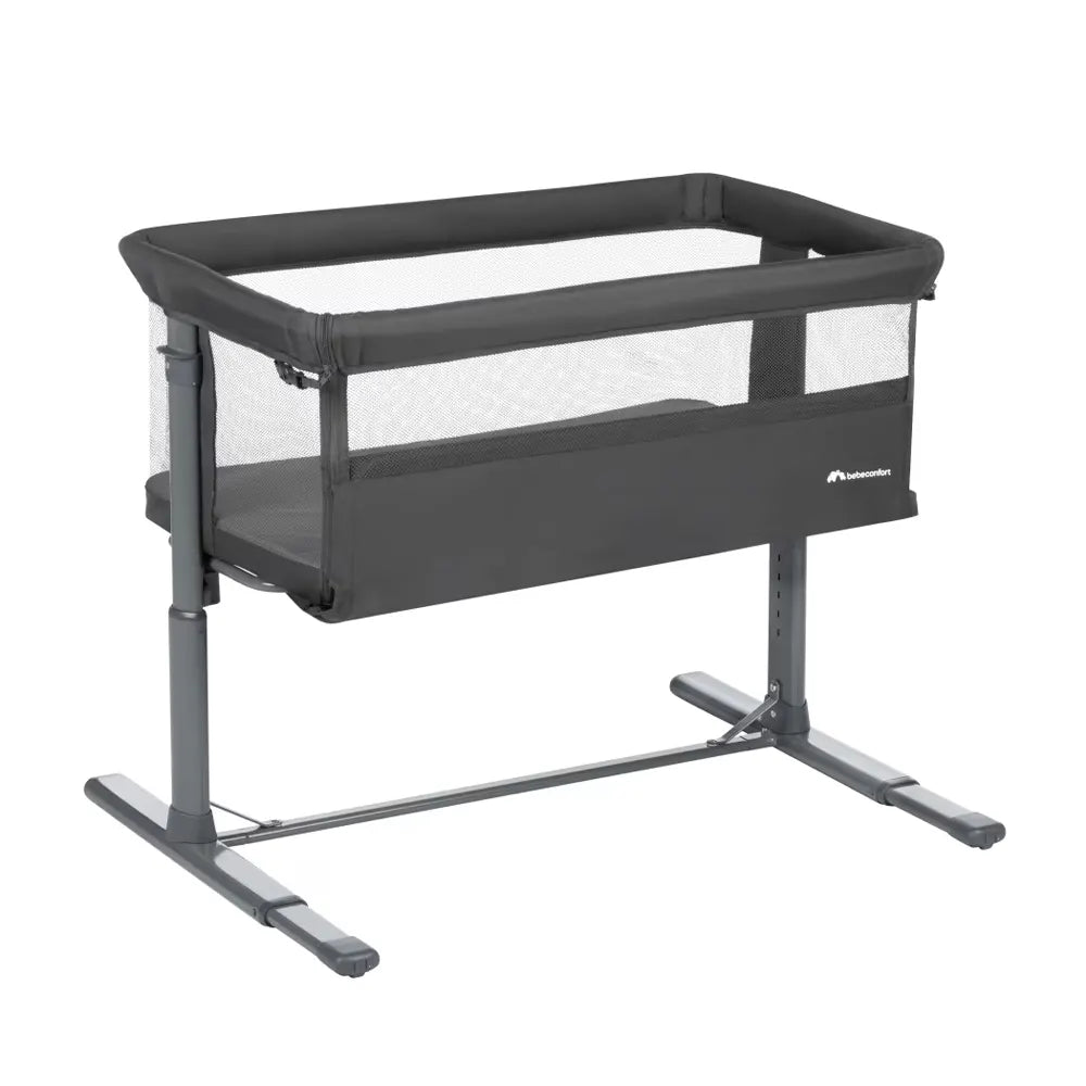 مهد النوم الملاصق Bébé Confort Zina 2 في 1 باللون Mineral Graphite