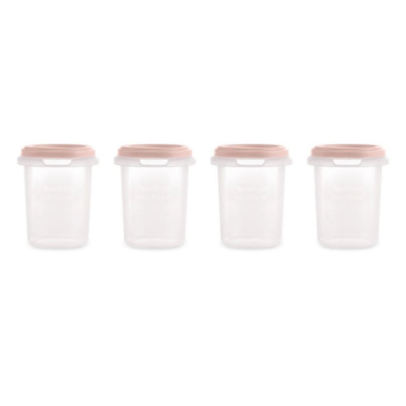Miniland Set 4 Pots de Conservation Candy 250ml – Rose