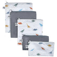 Tiny Twinkle Lot de 5 Sacs à Collation Réutilisables - Dinosaure